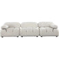 Paloma 3PC Modular 111 Sofa Light Cream Velvet-Modular Sofas-Diamond Sofa-LOOMLAN