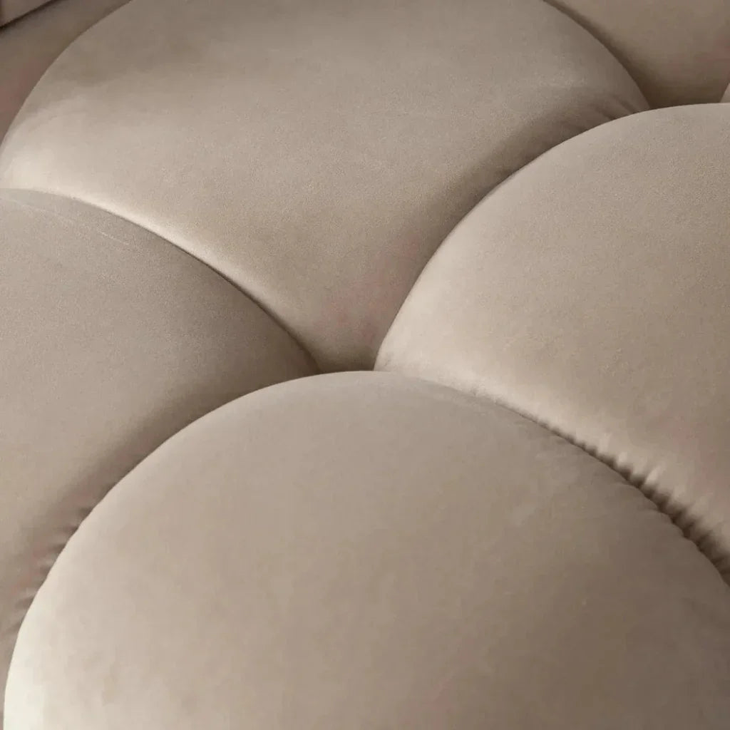 Paloma 3PC Modular 111 Sofa Mink Tan Velvet-Modular Sofas-Diamond Sofa-LOOMLAN