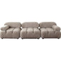 Paloma 3PC Modular 111 Sofa Mink Tan Velvet-Modular Sofas-Diamond Sofa-LOOMLAN
