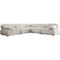Paloma 5PC Corner Sectional Light Cream Velvet - LOOMLAN - Diamond Sofa - Sectionals