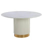 Paloma Marble Top Round Dining Table-Dining Tables-SUNPAN-LOOMLAN