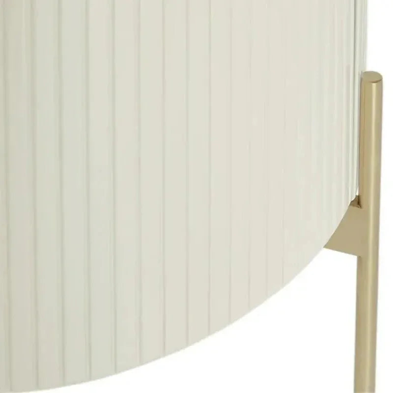 Paloma Steel Based Wooden End Table - LOOMLAN - SUNPAN - Side Tables