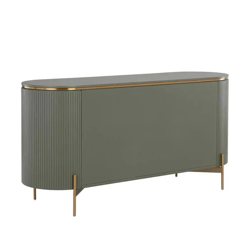 Paloma Wooden Steel Luxurious Sideboard - LOOMLAN - SUNPAN - Sideboards