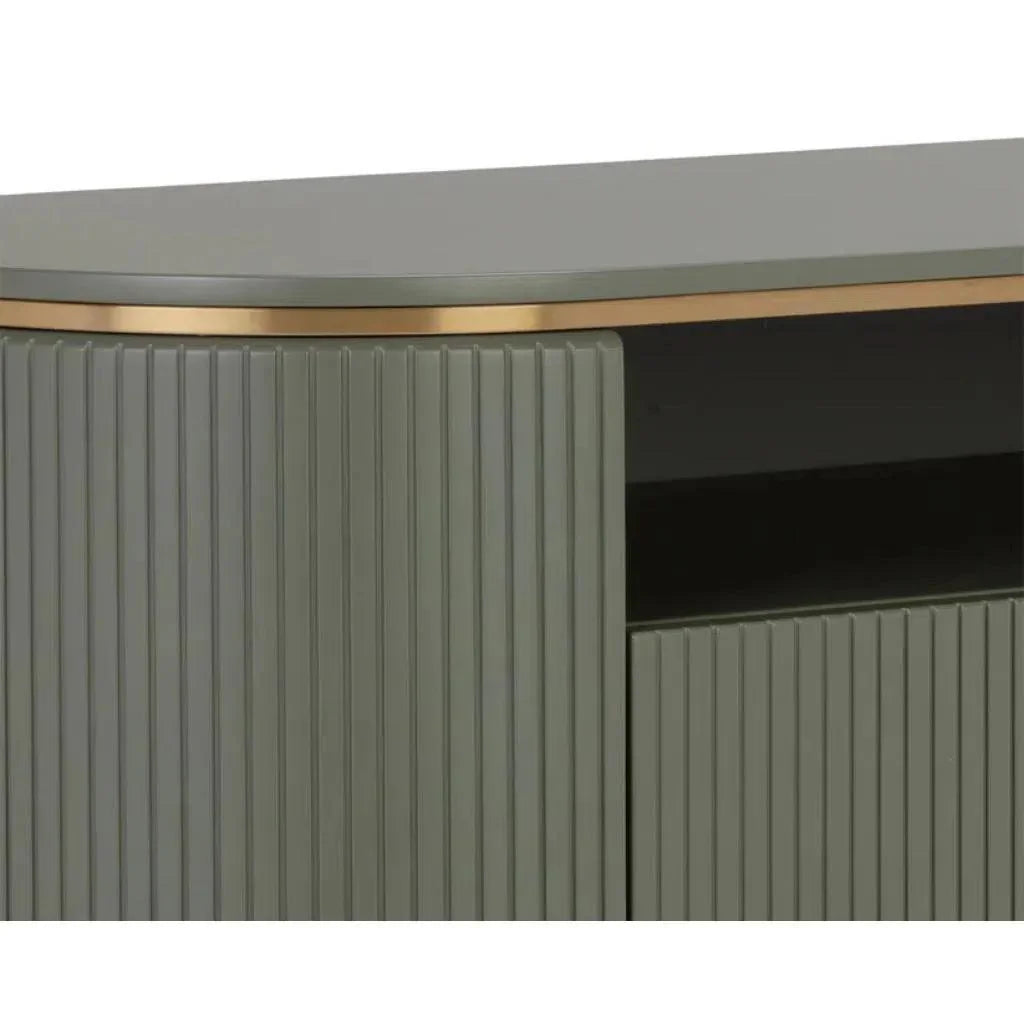 Paloma Wooden Steel Luxurious Sideboard - LOOMLAN - SUNPAN - Sideboards