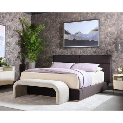 Paloma Wooden Steel Luxurious Sideboard - LOOMLAN - SUNPAN - Sideboards