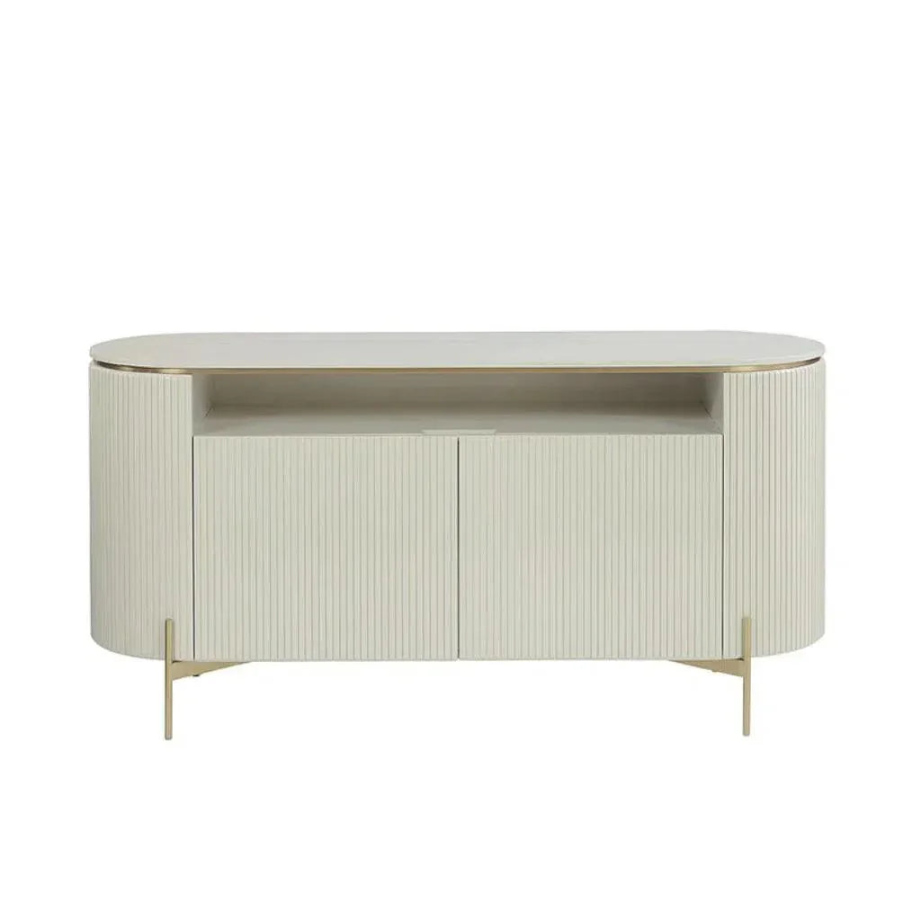 Paloma Wooden Steel Luxurious Sideboard - LOOMLAN - SUNPAN - Sideboards
