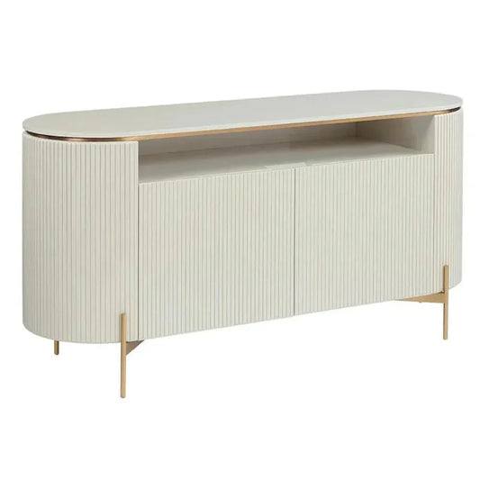 Paloma Wooden Steel Luxurious Sideboard - LOOMLAN - SUNPAN - Sideboards