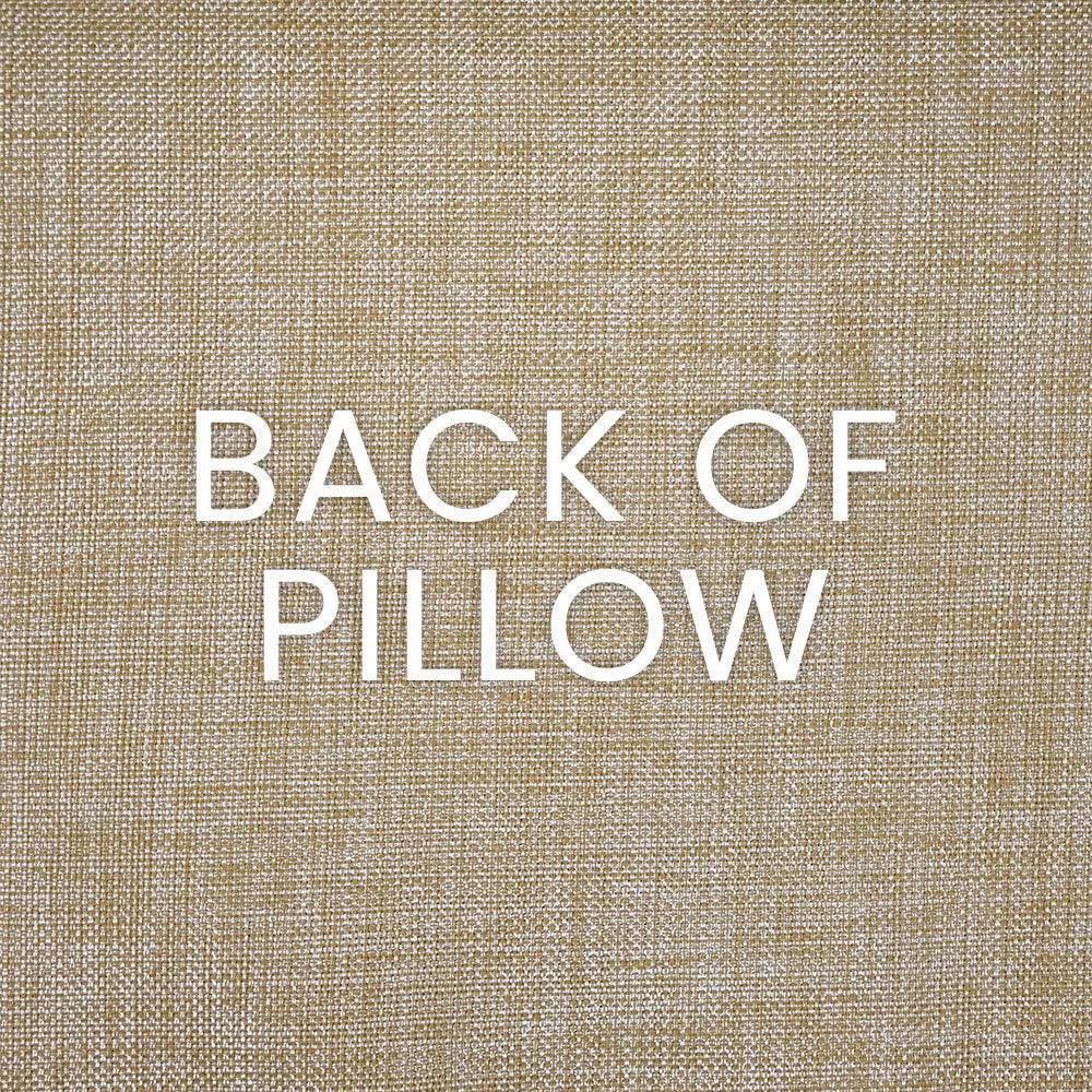 Pando Parchment Floral Tan Large Throw Pillow Insert - LOOMLAN - D.V. Kap - Throw Pillows