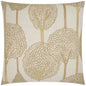 Pando Parchment Floral Tan Large Throw Pillow Insert - LOOMLAN - D.V. Kap - Throw Pillows