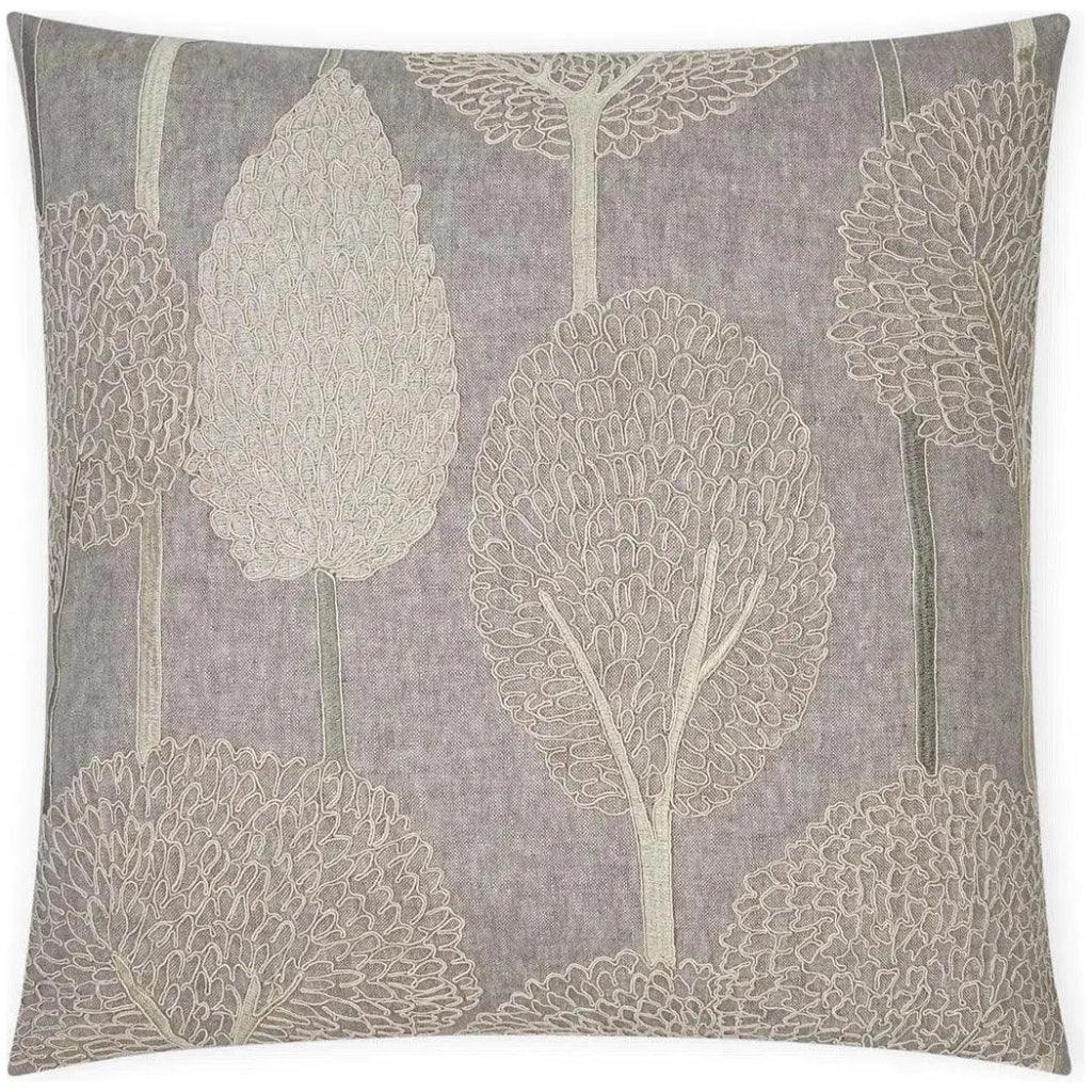 Pando Stone Floral Grey Large Throw Pillow Insert - LOOMLAN - D.V. Kap - Throw Pillows