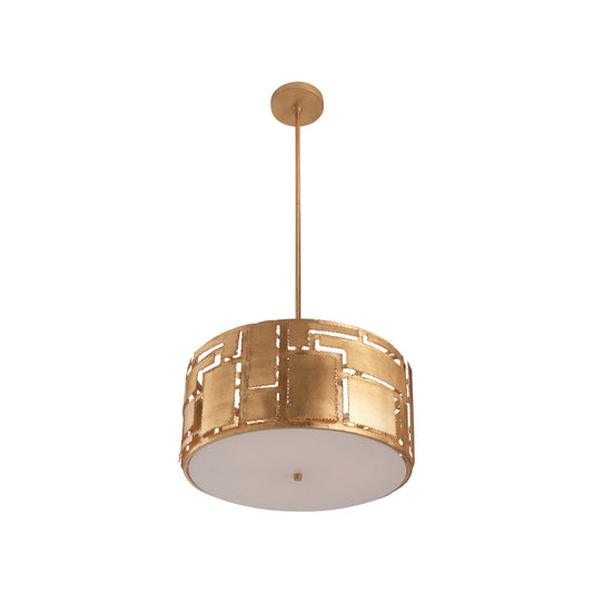 Pane Metal Golden Pendant