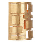 Pane Metal Golden Wall Sconce