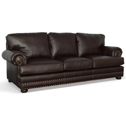 Panorama - Southwestern Custom Made Leather Sofa - LOOMLAN - Uptown Sebastian - Sofas & Loveseats