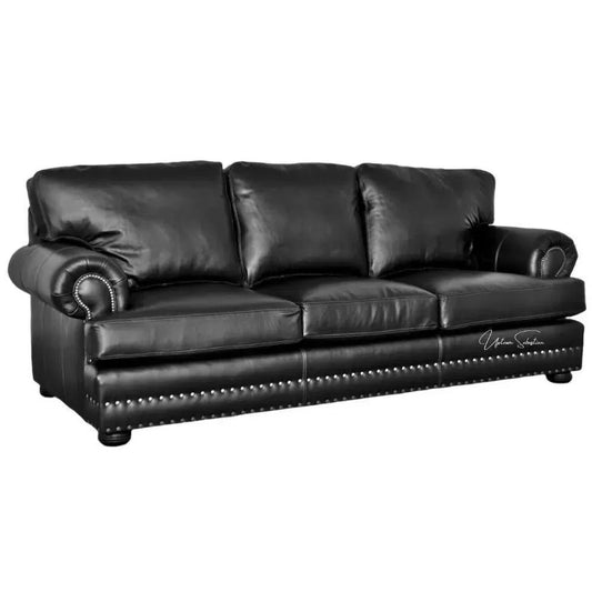 Panorama - Southwestern Custom Made Leather Sofa - LOOMLAN - Uptown Sebastian - Sofas & Loveseats