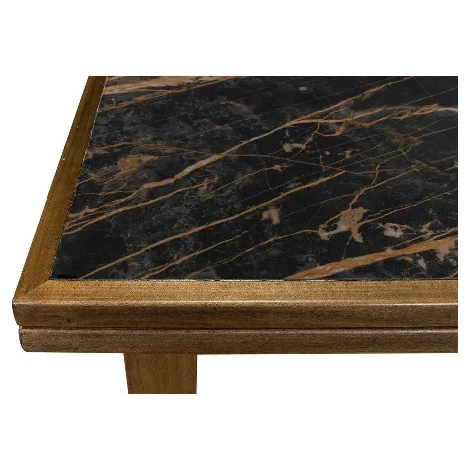 Paolino Square Extendable Dining Table-Dining Tables-Sarreid-LOOMLAN