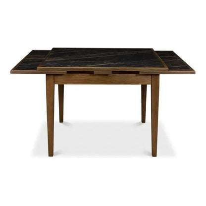Paolino Square Extendable Dining Table-Dining Tables-Sarreid-LOOMLAN