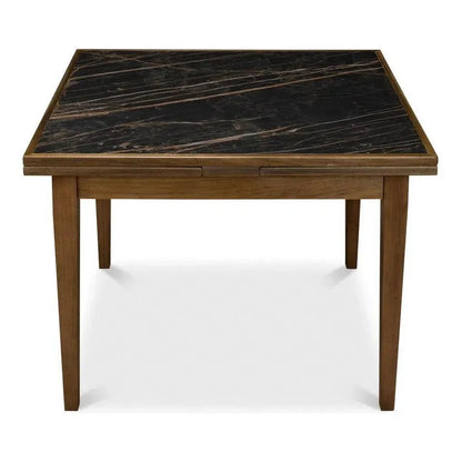 Paolino Square Extendable Dining Table-Dining Tables-Sarreid-LOOMLAN