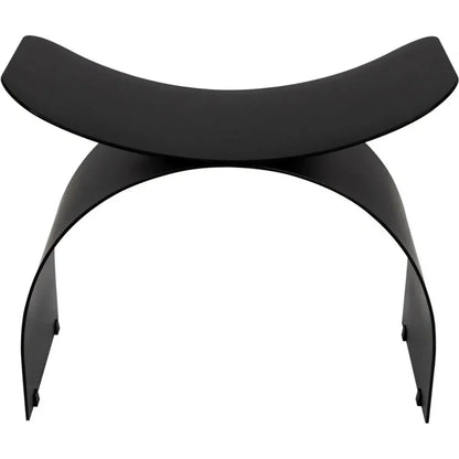 Papillon Stool, Black Steel - LOOMLAN - Noir - Poufs and Stools