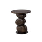 Paplo Wooden Round End Table - LOOMLAN - SUNPAN - Side Tables
