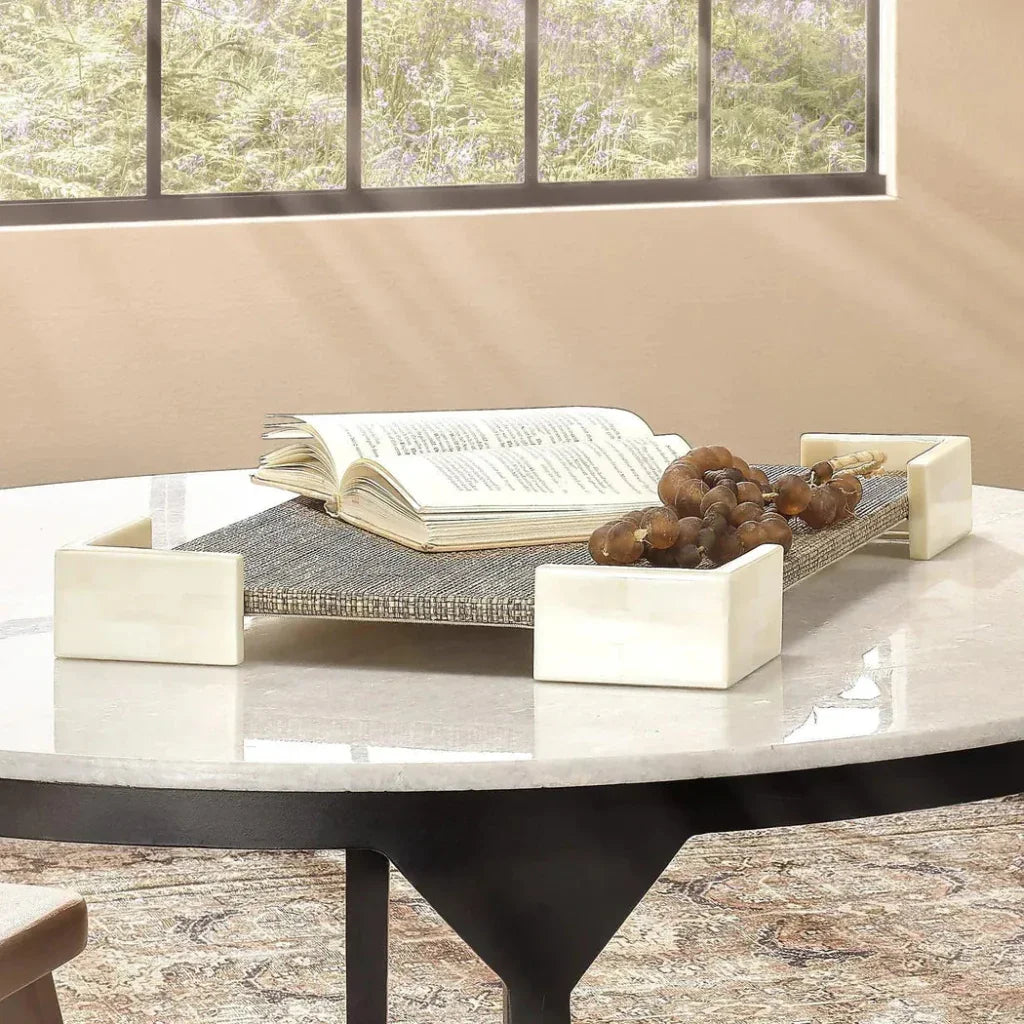 Paradise Bone Tray - LOOMLAN - Jamie Young - Trays