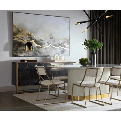 Paradise Found Luxe Wall Art Gold Leaf Accents - LOOMLAN - SUNPAN - Canvas Art