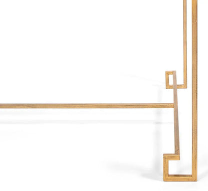 Parallel Lines Glass Top Coffee Table - LOOMLAN - Sarreid - Coffee Tables