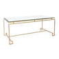 Parallel Lines Glass Top Coffee Table - LOOMLAN - Sarreid - Coffee Tables