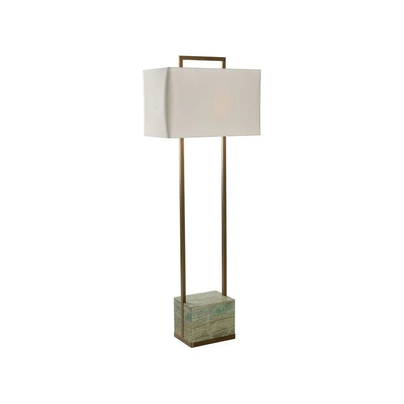 Paris Marble Base Floor Lamp-Floor Lamps-Wildwood-LOOMLAN