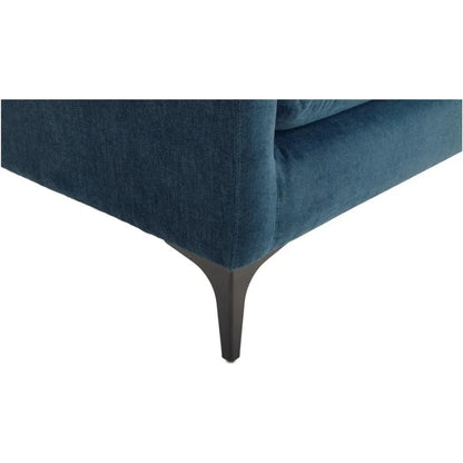Paris Performance Fabric Blue Sofa - LOOMLAN - Moe's Home - Sofas & Loveseats