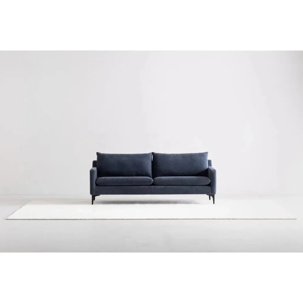 Paris Performance Fabric Blue Sofa - LOOMLAN - Moe's Home - Sofas & Loveseats