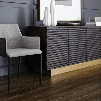 Paris Sideboard Modern Steel Base Wood - LOOMLAN - SUNPAN - Sideboards