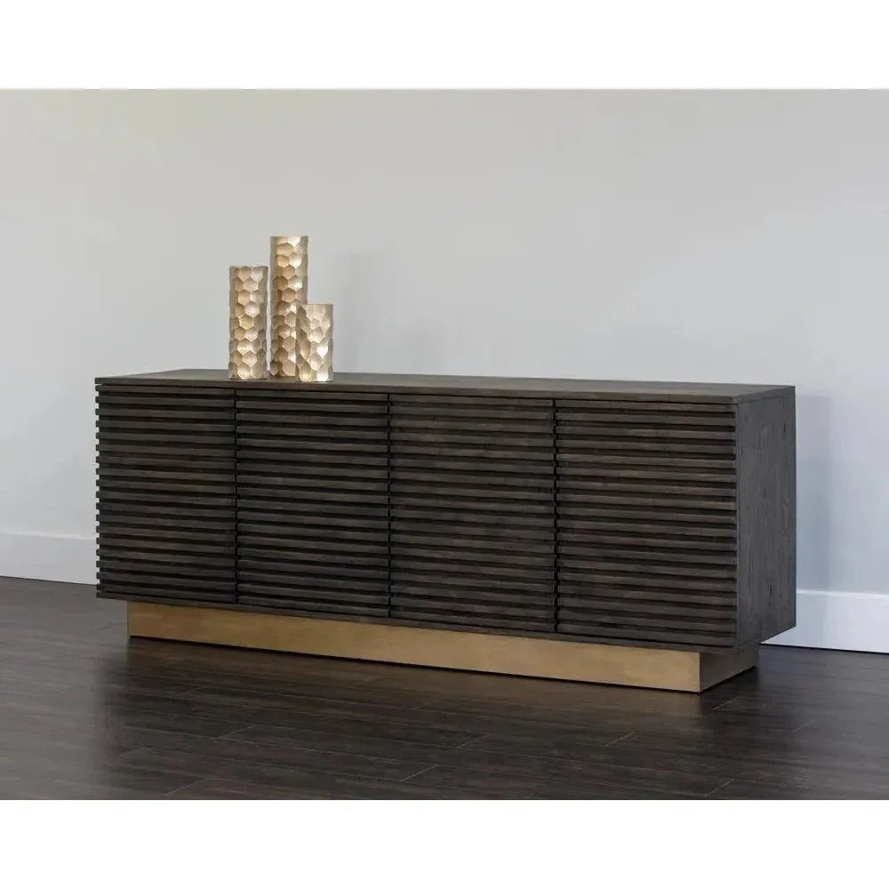 Paris Sideboard Modern Steel Base Wood - LOOMLAN - SUNPAN - Sideboards