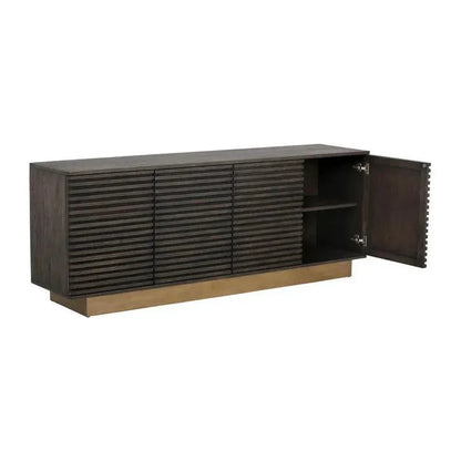 Paris Sideboard Modern Steel Base Wood - LOOMLAN - SUNPAN - Sideboards
