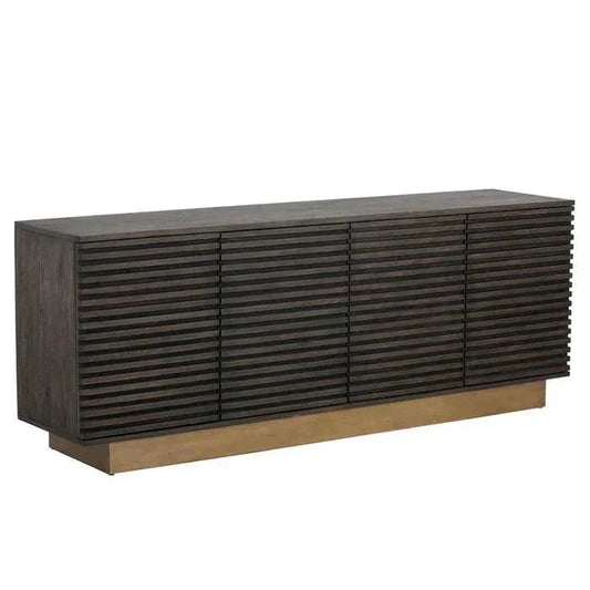 Paris Sideboard Modern Steel Base Wood - LOOMLAN - SUNPAN - Sideboards