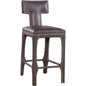 Paris Leather Stylish Elegance Barstool - LOOMLAN - Olivia + Quinn - Bar Stools
