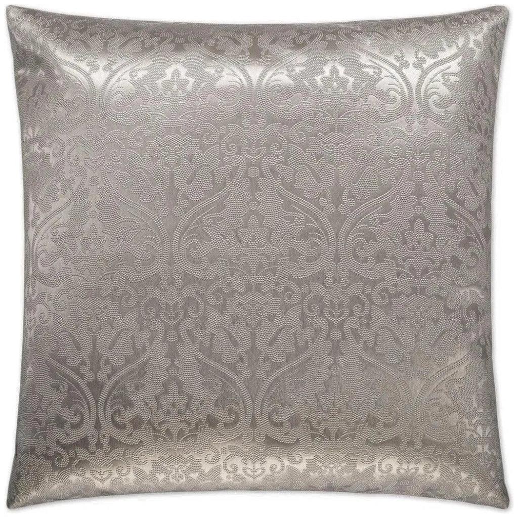 Parisian Silver Throw Pillow With Insert - LOOMLAN - D.V. Kap - Throw Pillows