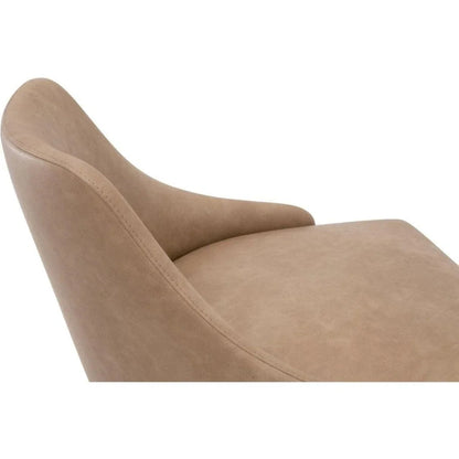 Parissa Leather Counter Stool 2PC - LOOMLAN - Essentials For Living - Counter Stools