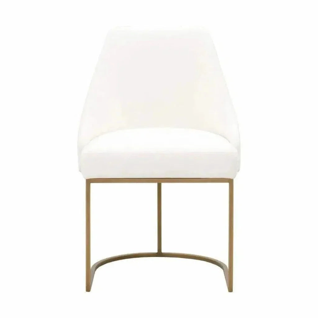 Parissa Performance Fabric Armless Dining Chair 2PC - LOOMLAN - Essentials For Living - Dining Chairs