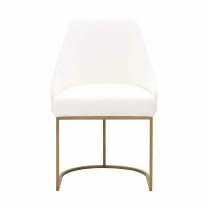 Parissa Performance Fabric Armless Dining Chair 2PC - LOOMLAN - Essentials For Living - Dining Chairs