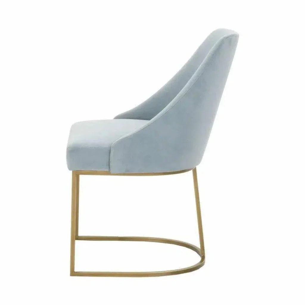 Parissa Performance Fabric Armless Dining Chair 2PC - LOOMLAN - Essentials For Living - Dining Chairs