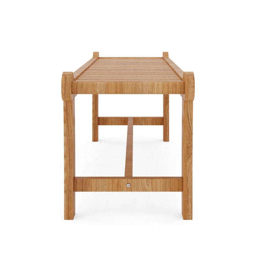 Park 2-Person Teak Outdoor Bench