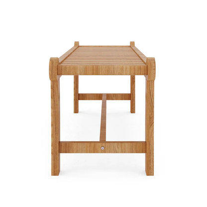 Park 2-Person Teak Outdoor Bench