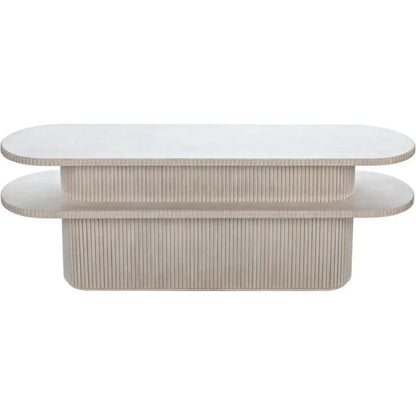 Parker Console, White Wash - LOOMLAN - Noir - Console Tables