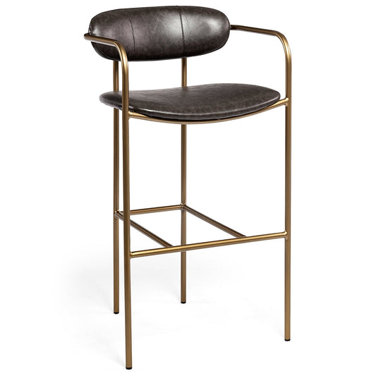 Parker Faux Leather Barstool