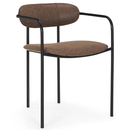 Parker Faux Leather Dining Chair (Set of 2)