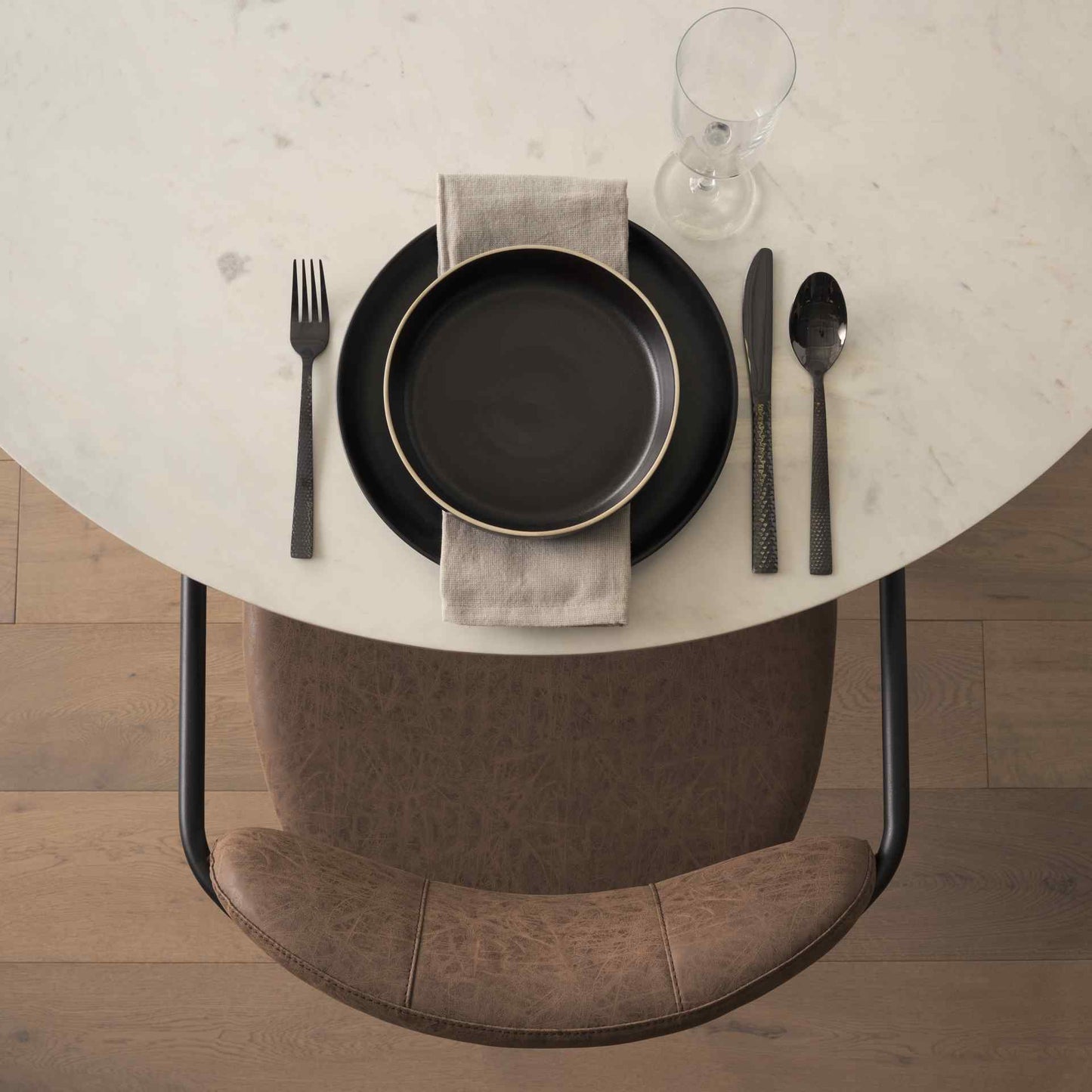 Parker Faux Leather Dining Chair (Set of 2)