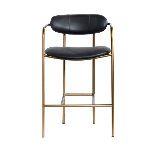 Parker Leather Seat Counter Stool 2PC
