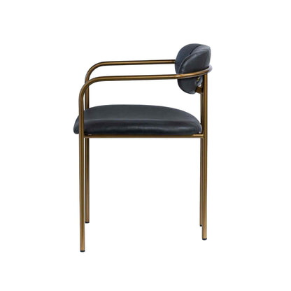 Parker Leather Seat Dining Chair 2PC