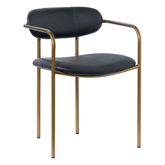 Parker Leather Seat Dining Chair 2PC