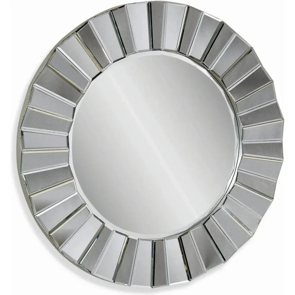 Parker MDF Silver Wall Mirror - LOOMLAN - Bassett Mirror - Wall Mirrors
